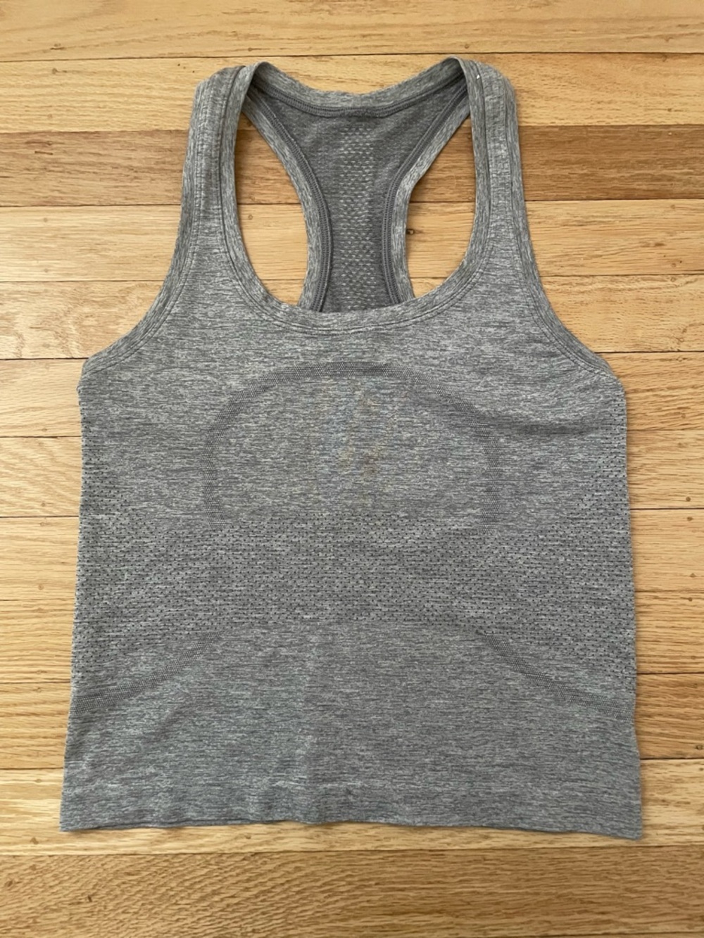 lululemon athletica Heather Gray Seamless Racerback Tank